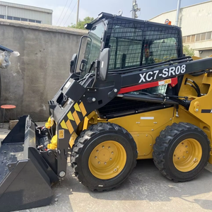 Mini-chargeuse compacte Xc7-Sr08 de haute qualité, très demandée, pour travaux de construction, avec godet de 0,45 m³ - Product Image 2