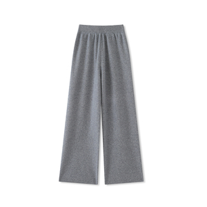 Pantalon en laine pour femme, automne, écologique, ample, taille élastique, léger, respirant, haut de gamme, élégant, doux, respectueux de la peau - Product Image 6