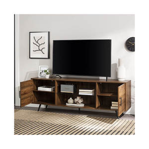Hot Selling Wooden <strong>TV</strong> Stand with 2 Small Cabinets Storage and <strong>Shelves</strong> Modern Style Table <strong>for</strong> Living Room and Bedroom - Product Image 1