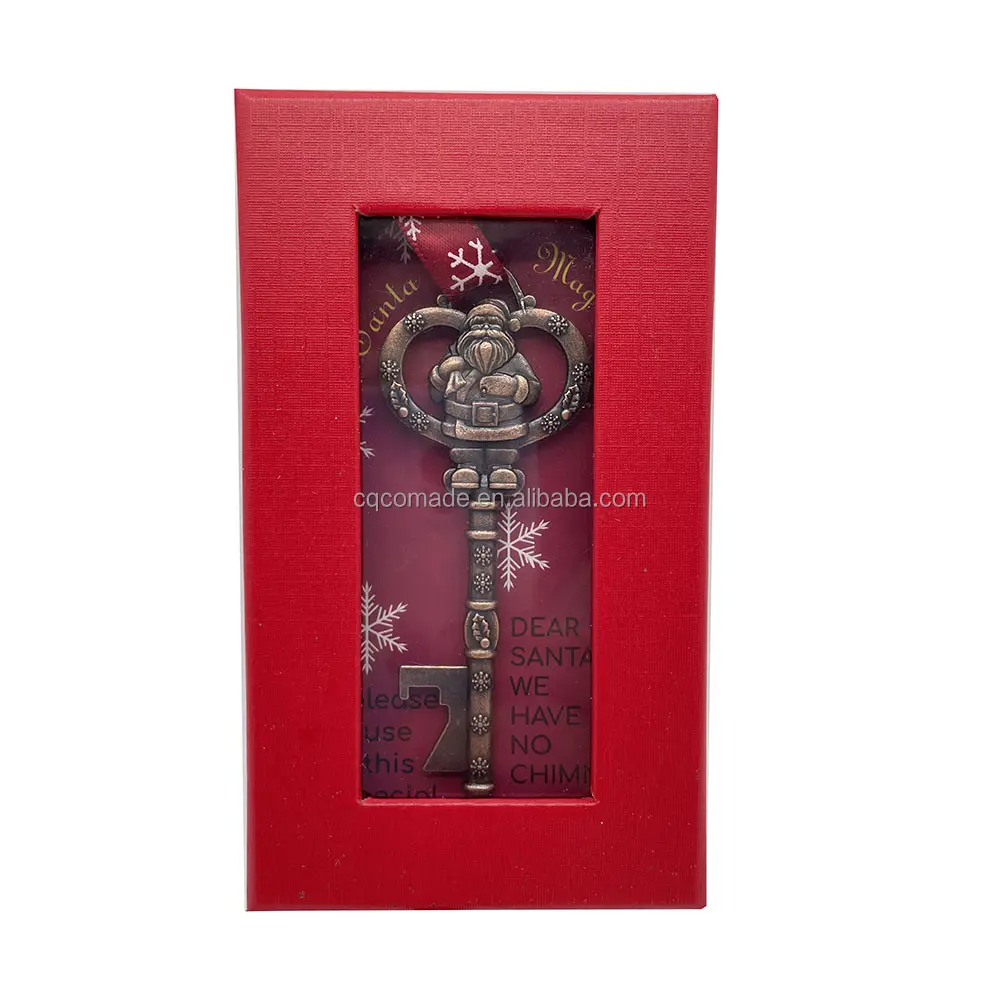 Fast Shipping Xmas Gift SANTA KEY for Christmas Gift Santa's Magic Key