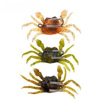 TG 10cm 33g Leurre souple de simulation de crabe avec hameçon, appât artificiel réaliste pour la pêche en mer de poulpe et de groupére en eau salée