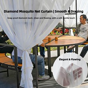 Yuanheng chaume Tiki Bar porte coulissante pièces Uplion <span class=keywords><strong>tente</strong></span> extérieure Pergola étanche luxe 3 mètres en acier bâtiments de jardin gazebo pour l'extérieur - Product Image 3