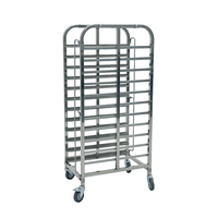 Vente directe par l'usine 201/304 acier inoxydable métal pain plateau de cuisson casserole support chariot pour cuisine Restaurant