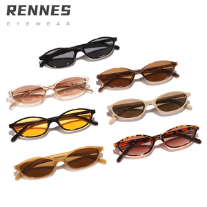 แว่นกันแดดทรงวินเทจ รุ่น Rennes 13137 คุณภาพสูง สำหรับทุกเพศ เลนส์หลากสี ป้องกันรังสียูวี 400 กรอบวงรีเต็มรูปแบบ ป้องกันรังสียูวีได้ 100% - Product Image 6