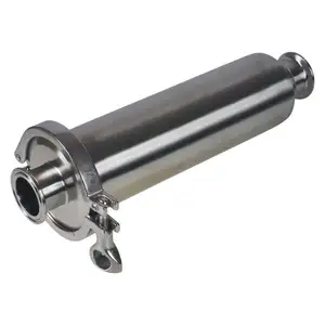 Sanitary 3A strainer filter with weld/clamp/union connection wine filter Stainless Steel Pipe Line Filter