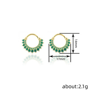 Orecchini a polsino multicolor da donna con design accattivante, accessori per l'orecchio per l'uso quotidiano - Product Image 5