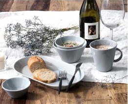 Korea Luxury Ceramic Dinnerware Set 4-Piece <b>Porcelain</b> Handmade Handmade sturdy food-safe long-lasting trusted healthy - Product Image 6