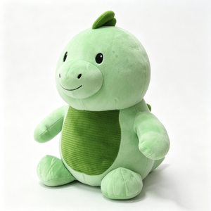 Peluche de dinosaure personnalisée, peluche de dinosaure en tissu, adorable peluche de dinosaure, peluche de dinosaure assise, peluche de dinosaure verte - Product Image 5