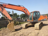 Excavator Crawler DX215 yang Efisien untuk Pengembangan Infrastruktur, Pembersihan Lahan, Proyek Jalan, Penanganan Material, dan Penggalian Berat