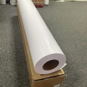 <span class=keywords><strong>Vinilo</strong></span> Autoadhesivo Blanco de PVC Imprimible con Tinta Eco Solvente, Brillante y Mate, de 120g y 140g, para Diseño de Automóviles, Venta al Por Mayor de Fábrica - Product Image 1