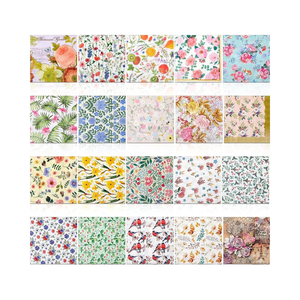 Crtiin 20 confezioni di <span class=keywords><strong>tovaglioli</strong></span> floreali assortiti <span class=keywords><strong>Decoupage</strong></span> Toile <span class=keywords><strong>tovaglioli</strong></span> fiori da Cocktail carta decorativa bellissimi asciugamani da cucina - Product Image 2