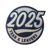 Transfert de chaleur presse 3D Designer chapeau patchs brodé lettre Logo Patch personnalisé fer sur broderie Patch pour vêtements