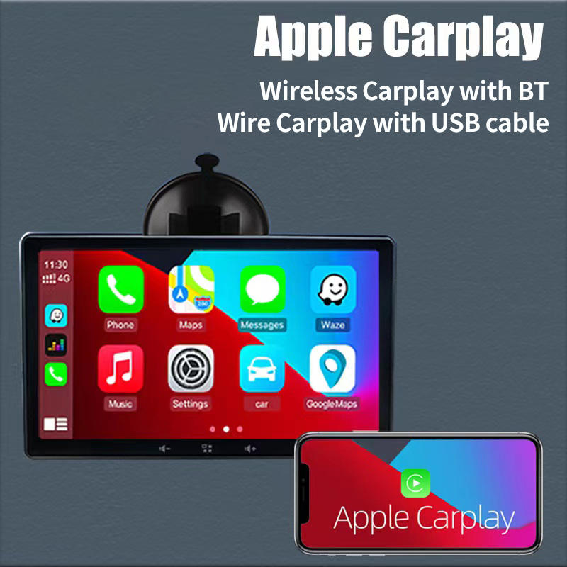 Universal Portable Wireless 7 Inch Touch Screen Car Radio Carplay