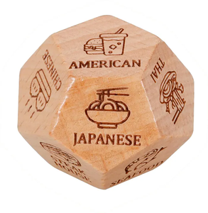 Dés <span class=keywords><strong>de</strong></span> décision alimentaire à emporter personnalisés dés <span class=keywords><strong>de</strong></span> décision alimentaire cadeau pour les gourmands - Product Image 2