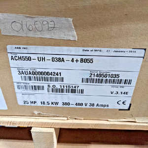 ドライブ460V 25HP 38A <span class=keywords><strong>3</strong></span>相 ACH550-UH-038Awbr-4+B055 - Product Image 1