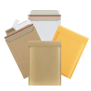 Mailing Kraft Paper Bag Custom Logo Recyclable Glassine <b>Waxed</b> Bio Degradable For Clothing Shoes Packaging - Product Image 1