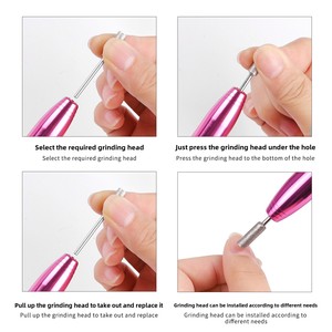 Taladro Eléctrico Profesional para Uñas de 20000 RPM, Pulidor de Uñas de Alta Potencia con Broca Cónica para Pedicura - Product Image 5