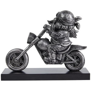 Cool Retro Motorcycle Rider Escultura Resina Figura DE ARTE inspiradora para hombres Perfecto para <span class=keywords><strong>padre</strong></span> Marido <span class=keywords><strong>Abuelo</strong></span> Rider Lover - Product Image 1