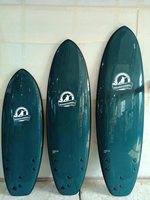 Planche de surf super durable pour débutants avec moule haute densité en mousse EPS HDPE Soft Top Slick HDPE Bottom EVA Material for Ocean Waters