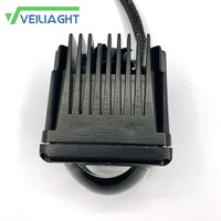Projecteur laser LED externe pour voiture, phare antibrouillard, éclairage de travail extérieur automobile, module projecteur carré à faisceau puissant R40 R50