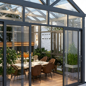 Solución Moderna y Económica de Terraza Acristalada Prefabricada para Exteriores con Techo de Vidrio Templado Doble Low-E y Marco de Aleación de Aluminio para Dormitorio o Villa - Product Image 6
