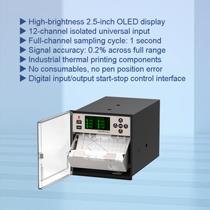 Đa kênh dữ liệu logger màu độ phân giải cao OLED hiển thị chất lỏng không cần giấy tờ ghi dữ liệu ghi - Product Image 6