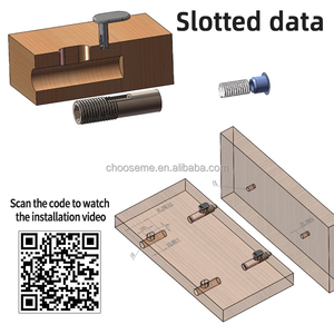 Usine en gros plaque de couche mobile connecteur Invisible deux-en-un connecteur <span class=keywords><strong>attache</strong></span> de Support de plaque de couche, clou de plaque de couche - Product Image 6