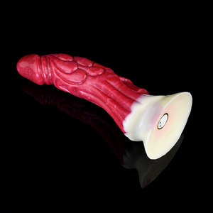 NNSX Dildo vibratore in Silicone vibratore pene forte stimolazione aliena Dildo vibrante arco piegatura Design pene per punto G - Product Image 3