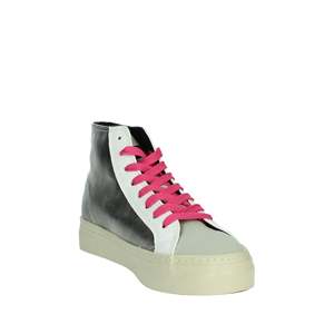 Donna Sneakers DFSH367018 Argento <b>Silver</b> High <b>Top</b> Chunky Shoes Size 38 - Product Image 5