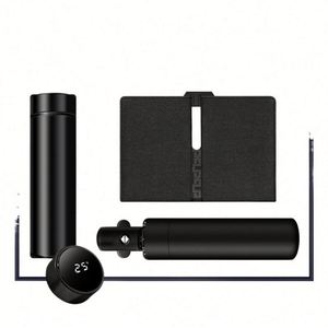 2025 Hot Sale Luxury Customized Corporate Promotional <b>Gift</b> Set with Pu Leather Notebook and Silk Screen Printing - Product Image 4