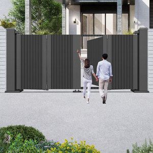 Chất lượng cao swing phong cách tự động đường lái xe gấp cửa cho biệt thự & Sân ứng dụng - Product Image 3