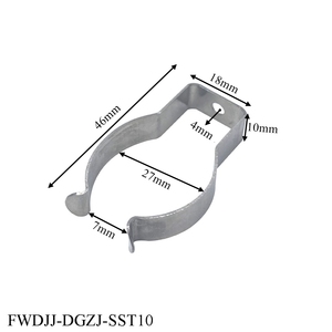Clip <span class=keywords><strong>de</strong></span> <span class=keywords><strong>fixation</strong></span> en <span class=keywords><strong>U</strong></span> en acier inoxydable T5/T6/T8/T10/T12 pour tube lumineux, support <span class=keywords><strong>de</strong></span> montage <span class=keywords><strong>de</strong></span> tuyau - Product Image 4