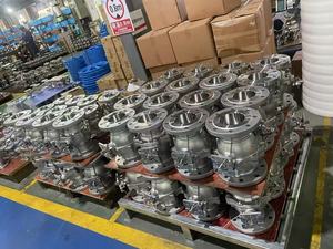 Vanne à boisseau sphérique en acier inoxydable 304 CF8M CF8 ASME B16.34 DN50 ISO 5211 à montage direct, à passage pleine, à extrémités à brides, manuelle, OEM - Product Image 6