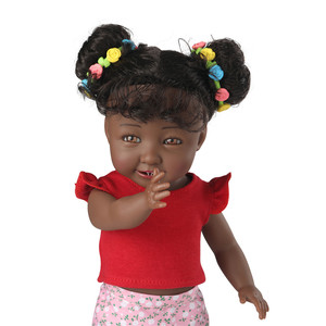 Poupées de mode réalistes en vinyle, jouets en plastique, poupées de 14 pouces, accessoires pour bébés, poupées noires, vente en gros, jouets pour filles en PVC - Product Image 3