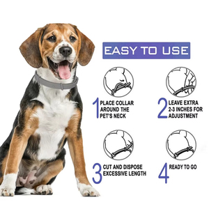 Collar Calmante para Mascotas, Reduce la Ansiedad y el Estrés, Ajustable, Impermeable, para Perros y Gatos, 62/38CM, Nuevo - Product Image 3