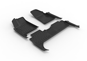 Tappetini a Strisce Antiscivolo in TPE Spessore 3,5mm Set Completo 3 Pezzi per BYD SEALION <span class=keywords><strong>05</strong></span> DMI 2025 - Product Image 2