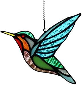 Art décoratif en <span class=keywords><strong>vitrail</strong></span> pour fenêtre et porte, décorations en <span class=keywords><strong>vitrail</strong></span>, panneaux de papillons, animaux, panneau de fenêtre suspendu <span class=keywords><strong>Tiffany</strong></span> en <span class=keywords><strong>vitrail</strong></span> - Product Image 3