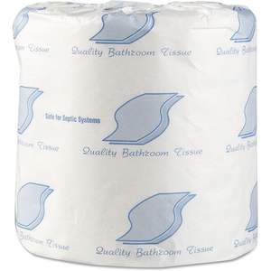 Papier toilette jetable doux GEN 218 1 pli, 1000 feuilles/carton, gaufré à pois, boîte de 96 rouleaux - Product Image 5