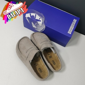 Mocasines Birkens Premium de Excelente Calidad al por Mayor, Zapatos Planos de Cuero Vacuno con Corcho Suave, Calzado Casual de Verano de Alta Comodidad para la Vida Diaria Masculina - Product Image 5