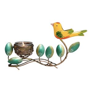 Décoration de bureau artistique en aluminium léger, motif feuille d'oiseau, inspirée de la nature, pour embellir l'esthétique du bureau - Product Image 3