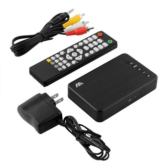 Mini Full HD 1080P Digital HDD Media Player for SD Card / USB Flash Disk / VGA Output