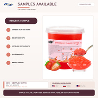 Gratis monster - Fruitige Popping Boba, 2,8 kg/fles, alleen voor commerciële kopers, kies smaak in SKU, B2B monsteraanvraag