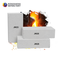 Fabricant Jm23 JM26 JM28 briques ignifuges blanches légères, briques isolantes jm26 Firebrick