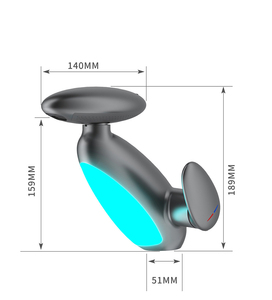 Grifo Mezclador de Lavabo de Baño con Sensor Táctil, Diseño Moderno, Luz Ambiental LED Digital, Núcleo de Válvula de Cerámica, un Solo Orificio - Product Image 6