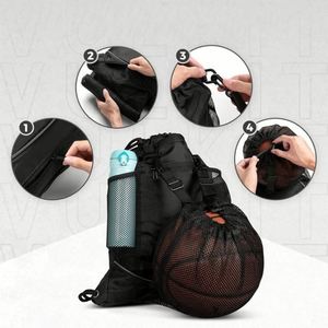 Custom Nylon & Polyester <b>Drawstring</b> <b>Backpack</b> for Sports for Football with Any Design & Logo Printing for Promotions - Product Image 2