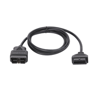 Alta calidad 16 pin hembra obd2 obd ii obd 2 cable
