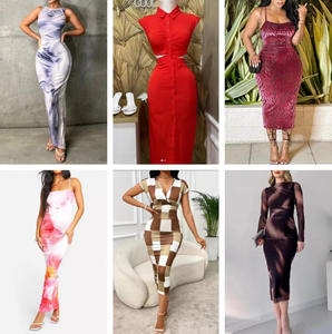 Vendita <span class=keywords><strong>all</strong></span>'Ingrosso di Abiti Estivi da Donna a Maniche Corte, Stile Casual e Comodo, Consegna Casuale di Modelli Misti - Product Image 5