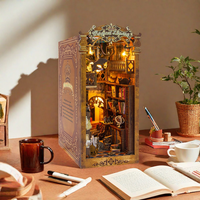 Nuevo Producto 2025: Hongda Book Nook M2513, Biblioteca Mágica con Luz LED, Book Nook para Librerías, Manualidades y Aficiones