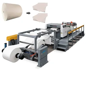 50gsm to 550gsm paper sheet cutting machine, Jumbo roll cardboard sheeter machine