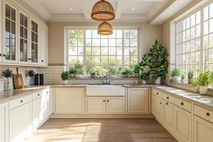 2024 High End Solid Wood Classical <b>Kitchen</b> <b>Cabinet</b> Luxury Shaker Style Modular Custom <b>Kitchen</b> <b>Cabinet</b> - Product Image 4